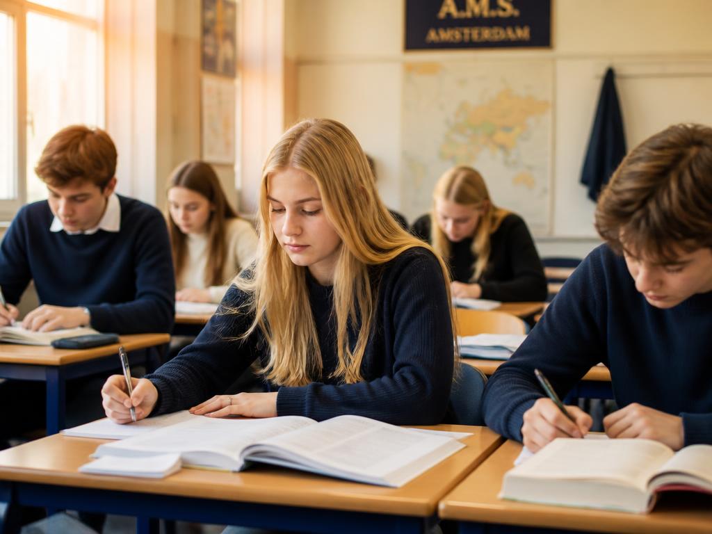 Leerlingen in een lokaal van een school voor voortgezet onderwijs
